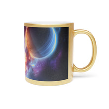 Load image into Gallery viewer, Metallic Mug (Silver\Gold) Cosmic Galaxy