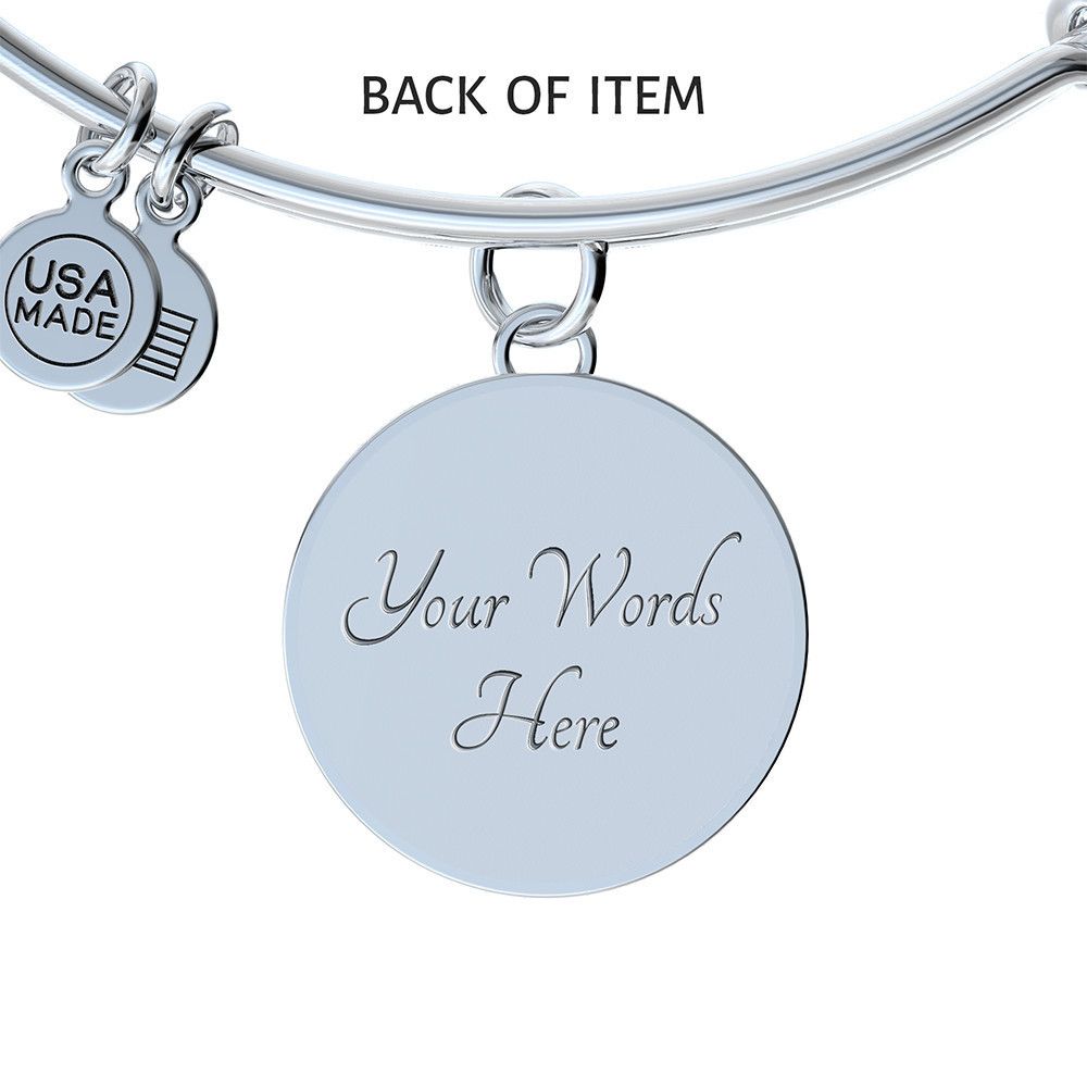 Bridesmaids Gifts for Wedding | Engravable Luxury Bangle Bracelet "Best Friend and Best Bridesmaid" | Option to Engrave Backside