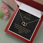 Gold Heart Necklace with Diamonds, To Daughter from Dad
