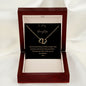 Gold Heart Necklace with Diamonds, To Daughter from Dad
