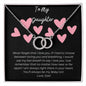 Valentine Gift To My Daughter Necklace From Dad