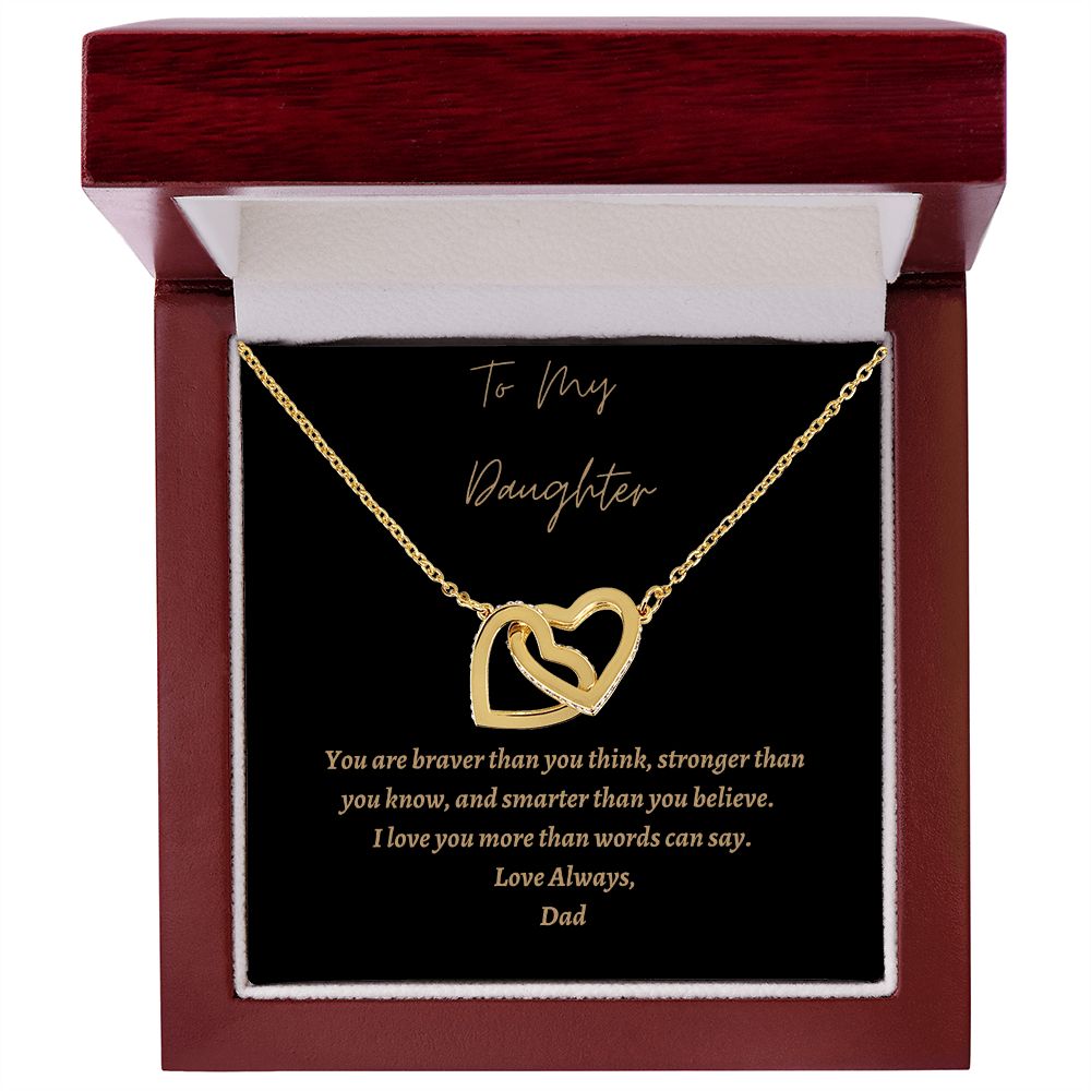 Heart Necklace for Daughter, Necklace for Daughter from Dad