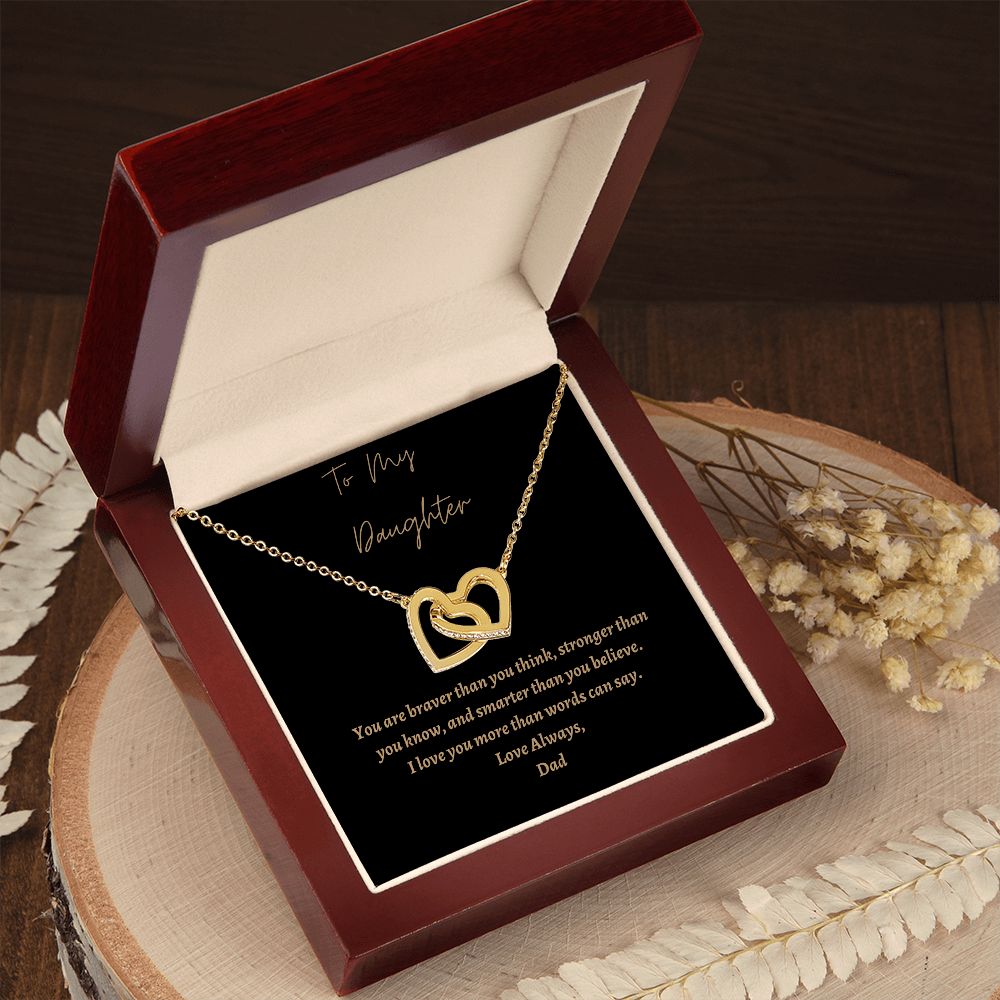Heart Necklace for Daughter, Necklace for Daughter from Dad