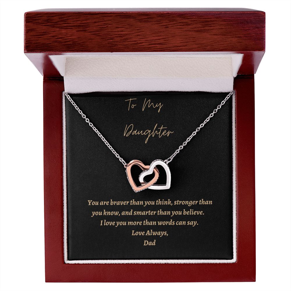 Heart Necklace for Daughter, Necklace for Daughter from Dad
