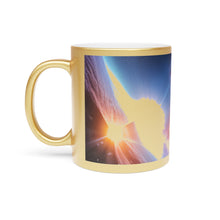 Load image into Gallery viewer, Metallic Mug (Silver\Gold) Cosmic Galaxy
