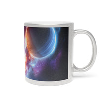 Load image into Gallery viewer, Metallic Mug (Silver\Gold) Cosmic Galaxy
