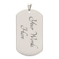 Bridesmaids Gifts for Wedding | Engravable Luxury Dog Tag Necklace, Military Wedding |  "Best Friend and Best Bridesmaid" | Option to Engrave Backside