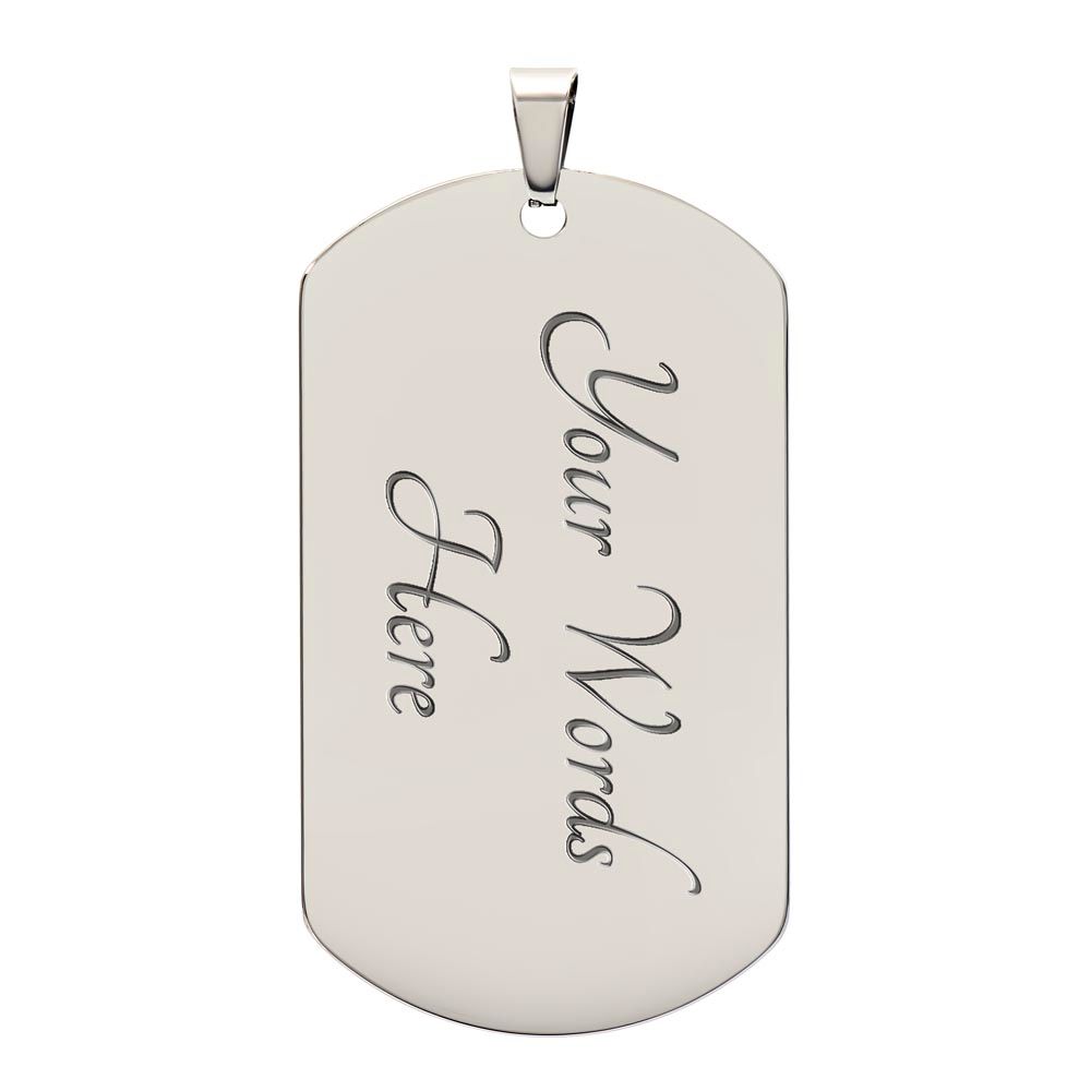 Bridesmaids Gifts for Wedding | Engravable Luxury Dog Tag Necklace, Military Wedding |  "Best Friend and Best Bridesmaid" | Option to Engrave Backside