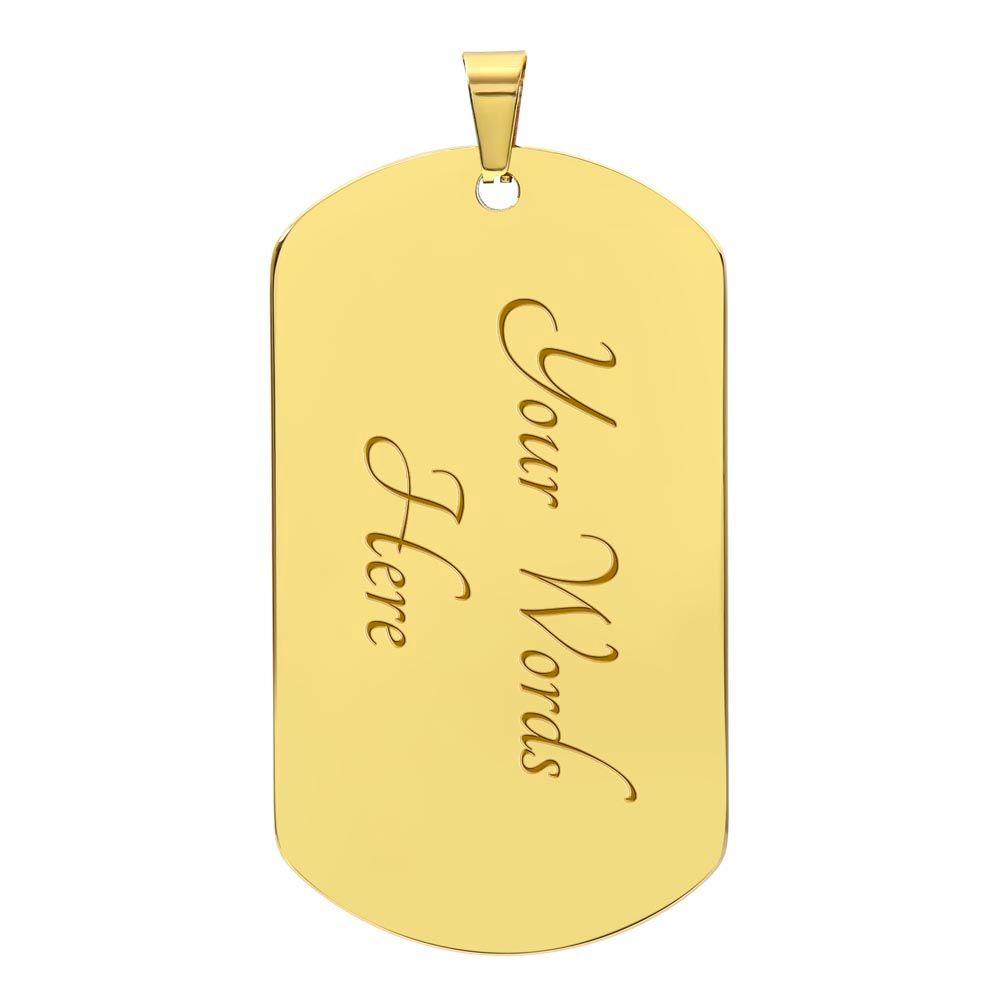 Bridesmaids Gifts for Wedding | Engravable Luxury Dog Tag Necklace, Military Wedding |  "Best Friend and Best Bridesmaid" | Option to Engrave Backside