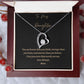 To My Daughter Heart Necklace, Personal Heart Necklace for Daughter