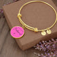 Bridesmaids Gifts for Wedding | Engravable Luxury Bangle Bracelet "Best Friend and Best Bridesmaid" | Option to Engrave Backside