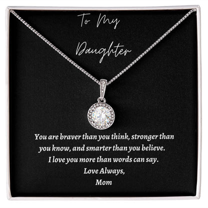 From Mom To Daughter Necklace