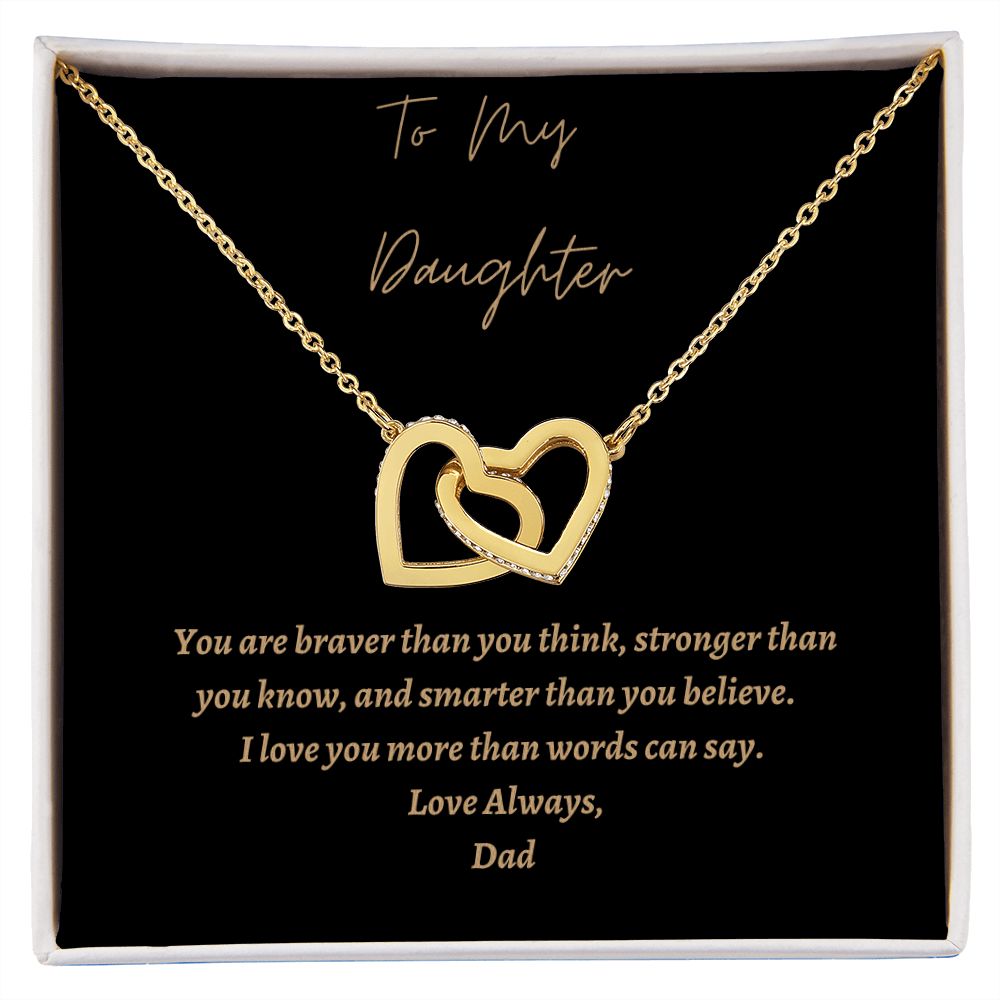 Heart Necklace for Daughter, Necklace for Daughter from Dad