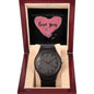 Valentines Day Gift for Him | Wooden Watch with Leather Strap- Gift Box, Happy Valentine's Day Love You
